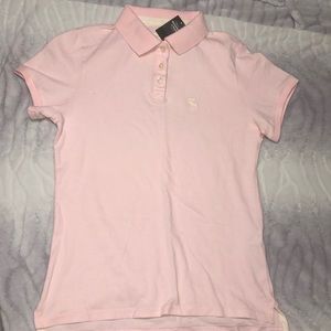 Pink Polo Shirt - Abercrombie & Fitch